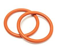 JPshop - 2 x ORM 0350-41 Red Silicone Gaskets Compatible with Delonghi 5332149100 for Ecam Coffee Machines - Magnifica - Primadonna Rope ø 4.1 mm - Internal Diameter 35 mm for Piston Group Coffee
