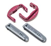 Jpshop Front and Rear Latches Kit for Rail Dishwasher Basket Adaptable Beko - 4 pieces