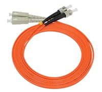 JPVLCNDJ 10PCS 1000Mbps Multimode fiber jumper SC-ST fiber patch cord SC/UPC-ST/UPC MM Duplex OM2 1m 2m 3m 5m 10m(1m)