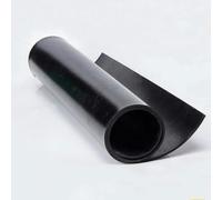 JPWNVF 0.8mm Fluorine rubber sheet plate Rubber Sheet mat Viton cushion pad acid, alkali and high temperature-250X250MM-black-0.8mm