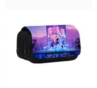 JPWPFAA Pencil Case Girls Teens Pencil Case Large Pencil Case 3 Compartments Canvas Material for Kids Students School Office Makeup Storage Box, F, Pencil Case6