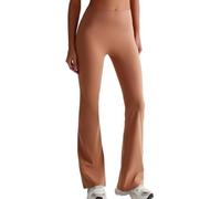 JPXJGT Activewear Gym Wear Fitness Yoga Butt Lift Leggings Quick Dry High Waist Flare Pants for Woman(Size:S,Color:Pink)