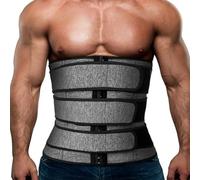 JPXJGT Men Waist Belt Tummy Control Slimming Fajas Colombian Girdle Trainer Corset(Gray,6XL)