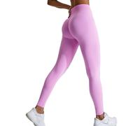 JPXJGT Tight Hip Lift Fitness Legging High Waist Sexy Workout Leggings Dry Fit Yoga Pants for Women(Size:XL,Color:Pink)