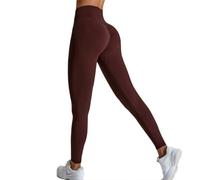 JPXJGT Tight Hip Lift Fitness Legging High Waist Sexy Workout Leggings Dry Fit Yoga Pants for Women(Size:L,Color:Red)