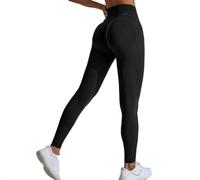 JPXJGT Tight Hip Lift Fitness Legging High Waist Sexy Workout Leggings Dry Fit Yoga Pants for Women(Size:M,Color:Black)