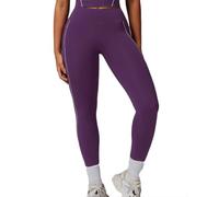 JPXJGT Women Sports Leggings Quick Dry High Waist Yoga Pants Fitness Tight Slim (Size:S,Color:Purple)