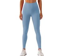JPXJGT Women's High Waist Compression Tights Scrunch Butt Booty Fitness Gym Wear Clothes Yoga Pants Leggings(Size:M,Color:Blue)