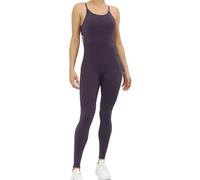 JPXJGT Women's Spaghetti Strap Workout Romper Jumpsuit One Piece Yoga Activewear Gym Leggings(purple,M)