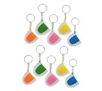 JPXXFM 10Pcs Halloween Tooth Design Key Pendants Funny Keychain Ornaments Unique Car Decor for Halloween Parties Creative Keyring for Cosplay and Gifting