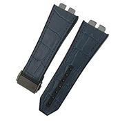 JPXXFM 17 * 27mm Genuine Leather Rubber Silicone Watchband For Big Bang 42mm 441 440 Calfskin Quick Release Watch Strap