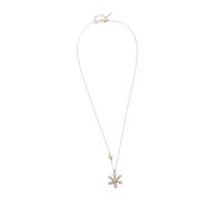 JPXXFM 1pc Snowflake Rhinestone Choker Girls Fashion Necklaces for Trendy Creative Neck Pendant Winter Necklace Silver Korean Version Student