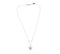 JPXXFM 1pc Snowflake Rhinestone Choker Girls Fashion Necklaces for Trendy Creative Neck Pendant Winter Necklace Silver Korean Version Student