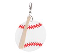 JPXXFM 2 x Softball Key Fob Key Holder Mini Baseball Key Ring Creative Key Ring Mini Baseball Pendant Party Accessories Baseball Key Accessories, yellow,