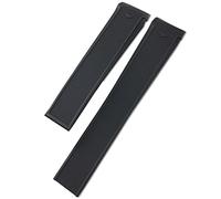 JPXXFM 20Mm 22Mm Rubber Silicone Watch Strap Waterproof Watchband for Aquaracer 300 Way201B Calibre 5 Accessories/Black No Buckle/22Mm Tag