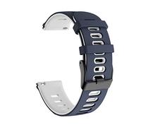 JPXXFM 20mm Replacement Watchband Straps For COROS PACE 2 Sport Silicone Smart Watch Band For COROS APEX 42mm Wristband Bracelet Correa (Color : White Black, Size : For COROS PACE 2)