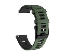 JPXXFM 20mm Replacement Watchband Straps For COROS PACE 2 Sport Silicone Smart Watch Band For COROS APEX 42mm Wristband Bracelet Correa (Color : White Black, Size : For COROS PACE 2)