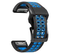JPXXFM 22 26mm Bracelet For Fenix 7 7X 6 6X Pro 5X 5 945 Descent Mk2 Smart Watch Straps Silicone+Leather Quick Release Watchband