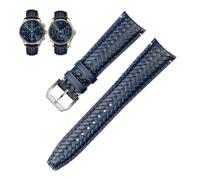 JPXXFM 22mm 20mm Genuine Leather Watchband Fit For IWC IW503312 IW500713 IW344205 Blue Cowhide Watch Strap Men Pin buckle