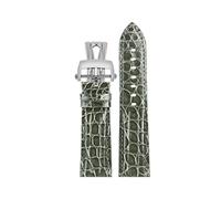 JPXXFM 23mm crocodile Watch Strap Watchband For Blancpain 5000 5015 Fathoms Watch Black Blue Soft Strap Folding Buckle