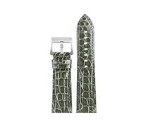 JPXXFM 23mm crocodile Watch Strap Watchband For Blancpain 5000 5015 Fathoms Watch Black Blue Soft Strap Folding Buckle