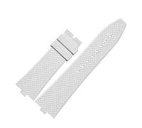 JPXXFM 24mm*7mm Fluoro Rubber Watchbands Fit for Vacheron Constantin 5500V 4500V 7900 Black Blue Watch Men waterproof Strap