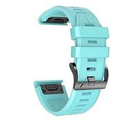 JPXXFM 26 22mm Sport Silicone Watch Strap for Fenix 7X 7 Epix/instinct 2/Coros VERTIX VERTIX2 Easy Fit Quick Release Wirstband