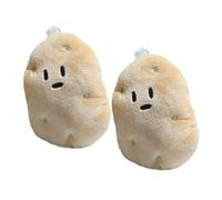 JPXXFM 2pcs Plush Potato Keychain Cute Cartoon Potato Pendant for Backpacks Bags Keys Lightweight Soft Hanging Ornaments Gift for Women Friends
