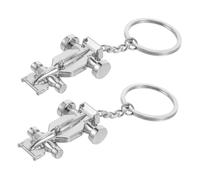 JPXXFM 2pcs Unique Keyring Creative Automotive Keychain for Lovers Model Holder Racing Keychain Jewelry Favor Mini Automotive Birthday