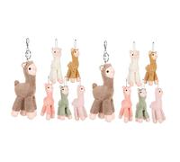 JPXXFM 2sets Alpaca Charm Pendants for Keychain Cute Animal Decor Charms for Diy Jewelry Making 6pcs*2 Random Style
