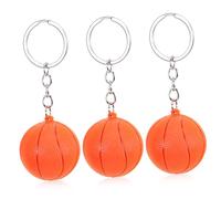 JPXXFM 3PCS Basketball Keychain Premium Hanging Decoration Cute Key Ring for Durable Safe Material present for Friends and Party Favors