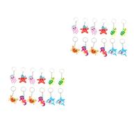 JPXXFM 60 Pcs Shark Keychain Adorable Key Chains Ocean Decor Lucky Keychain Hawaiian Keyrings Car Decor Cars Accessories Key Pendant Ocean Animal Keyring Key Fob Creative Key Rings PVC