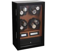 JPXXFM 8 + 5 Automatic Watch Winder, Quiet Motor 8 Rotation Modes Touch Screen Watches Storage Case - Handmade It's so kind of you