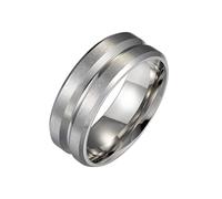 JPXXFM 8mm Simple Men's and Women's Rings Stainless Steel Scrub Couple Ring Wedding Party Gifts Neutral Fashion Jewelry