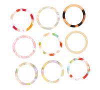 JPXXFM 9pcs Ring Anillo Para Mujer Valentines Day Favors Valtine Day Valintines Valentines Guft Valentines Jewelry Simple Finger Acetate Sheet