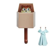JPXXFM Adhesive Squirrel Hook Squirrel Shape Hooks Wall Mounted Towel Hook Bathroom Towel Hooks Shower Towel Hooks for mantea