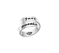 JPXXFM Adjustable Ring Inspirational Jewelry Personalized Stainless Steel Rings Birthday Graduation Gifts for Girls u2026