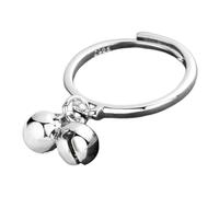 JPXXFM Adjustable Ring Set for Women Open Finger Ring Ball Bell Stylish Fashionable Jewelry