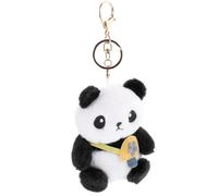 JPXXFM Adorable Plush Panda Keychain with Cartoon Design Soft Stuffed Animal Pendant for Bag and Backpack Decoration Cute Hanging Ornament Gift for Birthday and Holidays Random Color