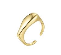 JPXXFM all-match jewelry geometric simple ring ins female cold wind retro water drop irregular opening ladies rin