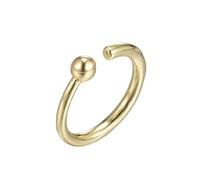 JPXXFM all-match jewelry geometric simple ring ins female cold wind retro water drop irregular opening ladies rin