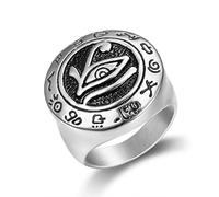 JPXXFM Alloy ring men and women hip hop Valentine's day gift ring demon eyes couple fashion jewelry