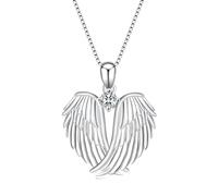 JPXXFM Angel Pendant for Women, Angel Wings Guardian, Angel for Women, Angel for Girls, Angel Jewelry Birthday Gift