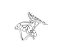 JPXXFM Animal Hollow Rings For Lover's Stainless Steel Butterfly Insect Color Ring Women Finger Jewelry Bague Femme
