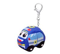 JPXXFM Animal Keyring, Ring Toy for Baby Stroller and Car - Soft Educational Toys for Handbag, Wallet, Backpack, Preschool, Bedroom, Home,