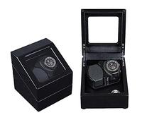 JPXXFM Automatic Watch Winder Box Double Watch Winder Box, Quiet Motor with 5 Rotation Modes Wood Shell Watches Storage Display BoxHoliday Gift (G) Present