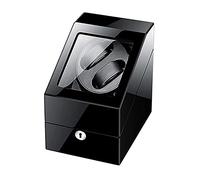 JPXXFM Automatic Watch Winder for 2 Watches + 3 Storage Wooden Storage Case Piano Paint Exterior Quiet Motor Dual Power Supply Classic B Watch Display Storage