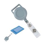 JPXXFM Badge Reels Retractable Clip | Name Badge Clips,Portable Id Clip for Backpack, Bag, Keychain, Pocket, School Supplies for Teachers, Students