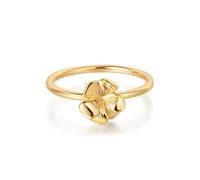 JPXXFM Birth Flower Ring for Women Plated Floral Minimalist Stackable Rings Finger Jewelry Birthday Gifts 12 Month