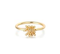 JPXXFM Birth Flower Ring for Women Plated Floral Minimalist Stackable Rings Finger Jewelry Birthday Gifts 12 Month